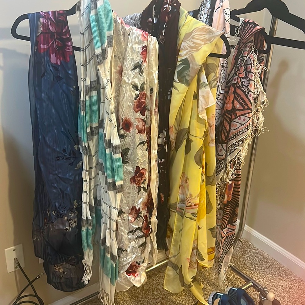 Floral Scarves, like new!